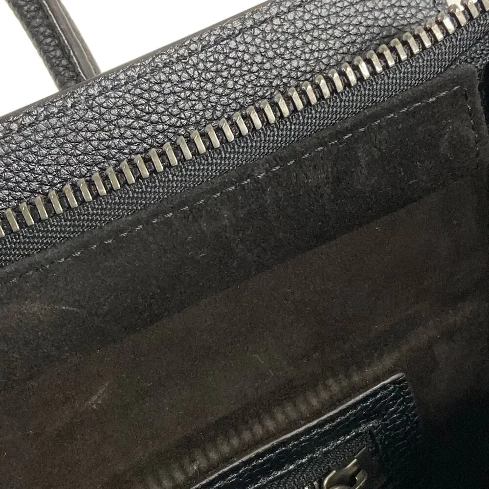 Celine Luggage Micro Shopper Handbag